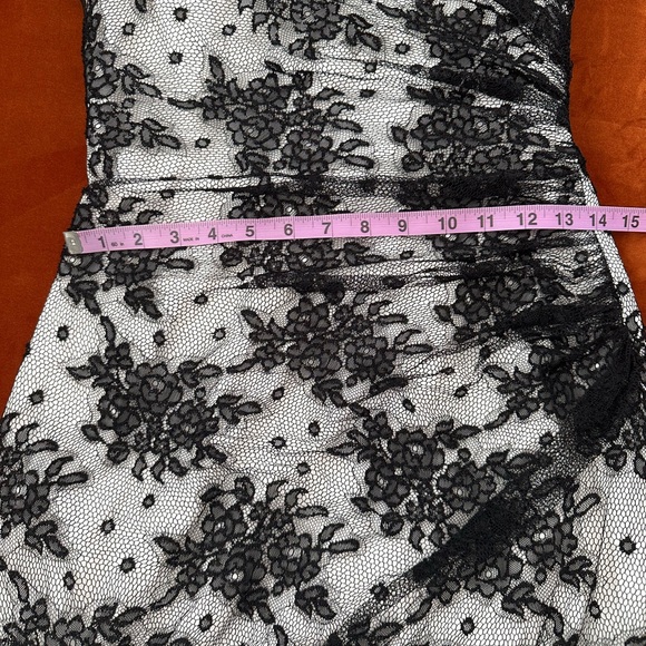 Dolce & Gabbana Y2K Black And White Tulle Lace Corset Mini Dress - Picture 12 of 16